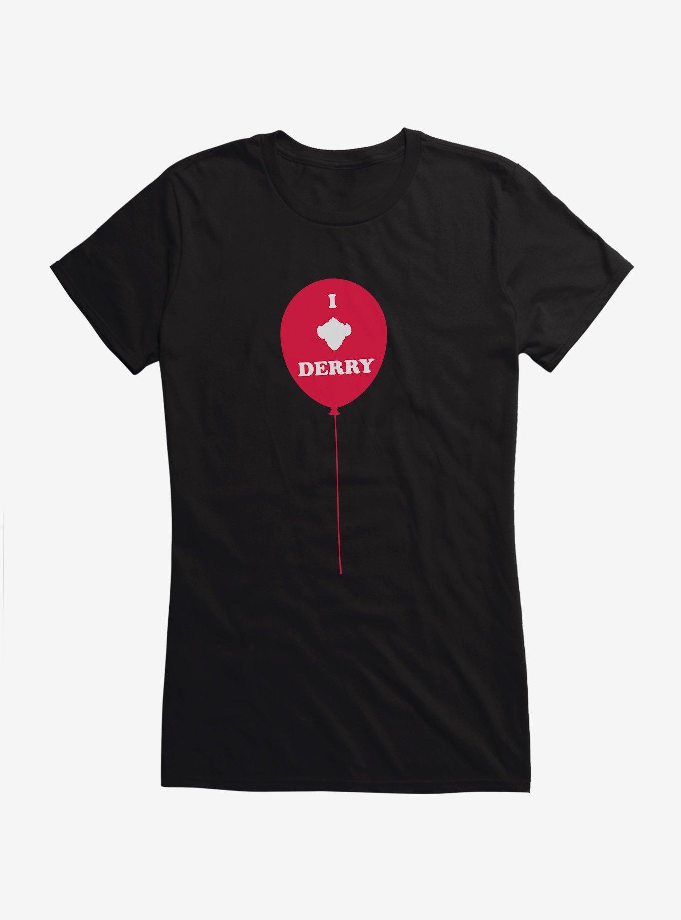 IT Chapter Two I Pennywise Derry Balloon Girls T-Shirt, BLACK, hi-res