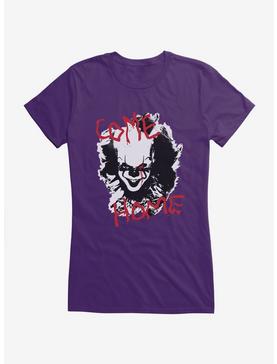 IT Chapter Two Come Home Cutout Girls T-Shirt, PURPLE, hi-res