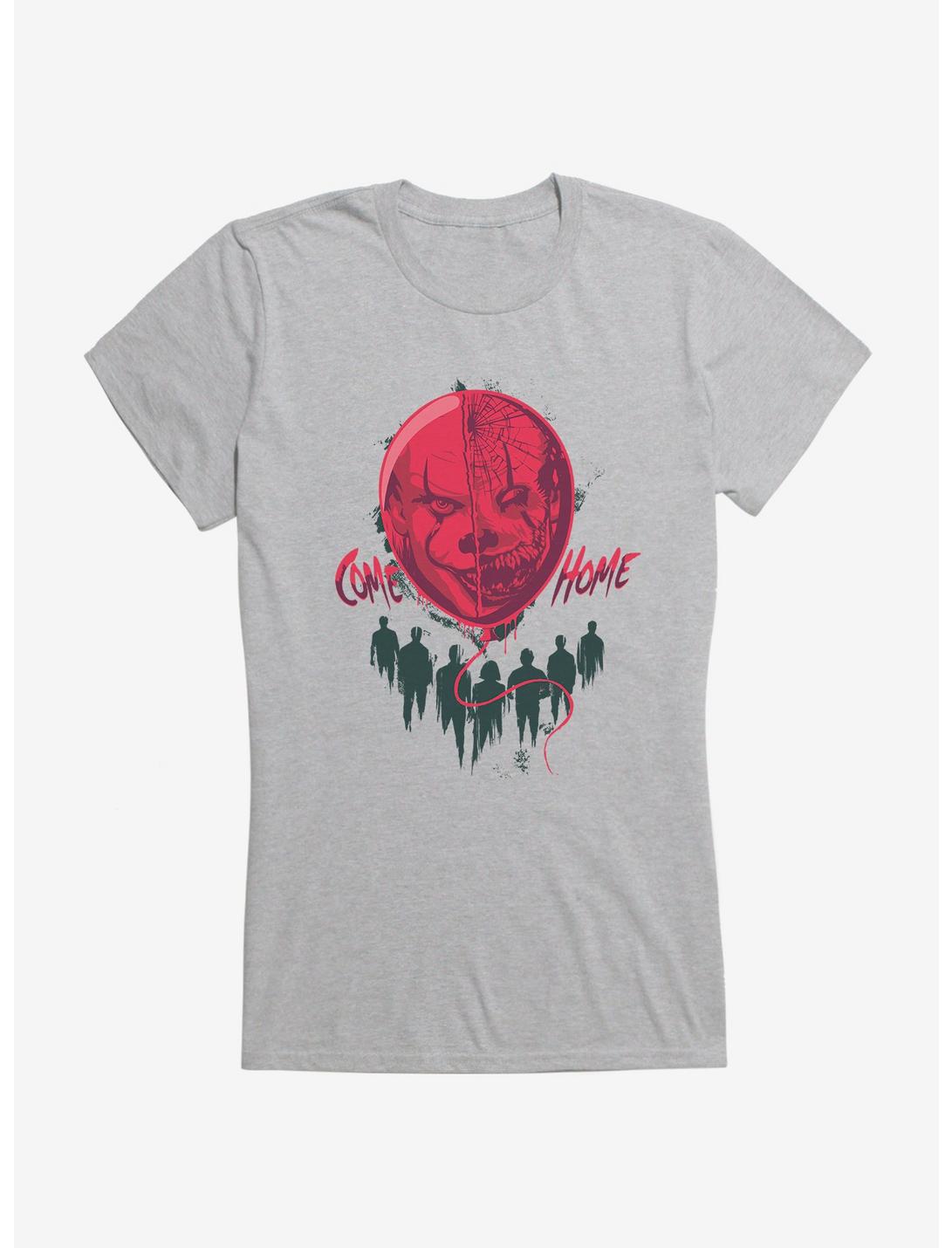 IT Chapter Two Come Home Floating Balloon Girls T-Shirt, HEATHER, hi-res