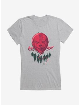 IT Chapter Two Come Home Floating Balloon Girls T-Shirt, HEATHER, hi-res
