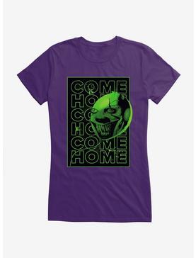 IT Chapter Two Neon Green Come Home Girls T-Shirt, PURPLE, hi-res