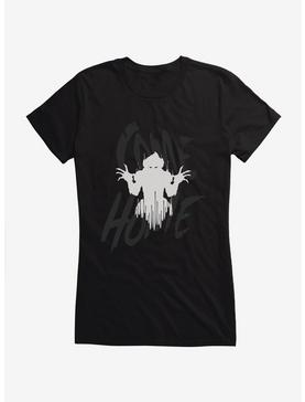 Plus Size IT Chapter Two Pennywise Shadow Come Home Gray Script Girls T-Shirt, , hi-res