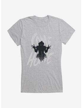 IT Chapter Two Pennywise Shadow Come Home Gray Script Girls T-Shirt, HEATHER, hi-res