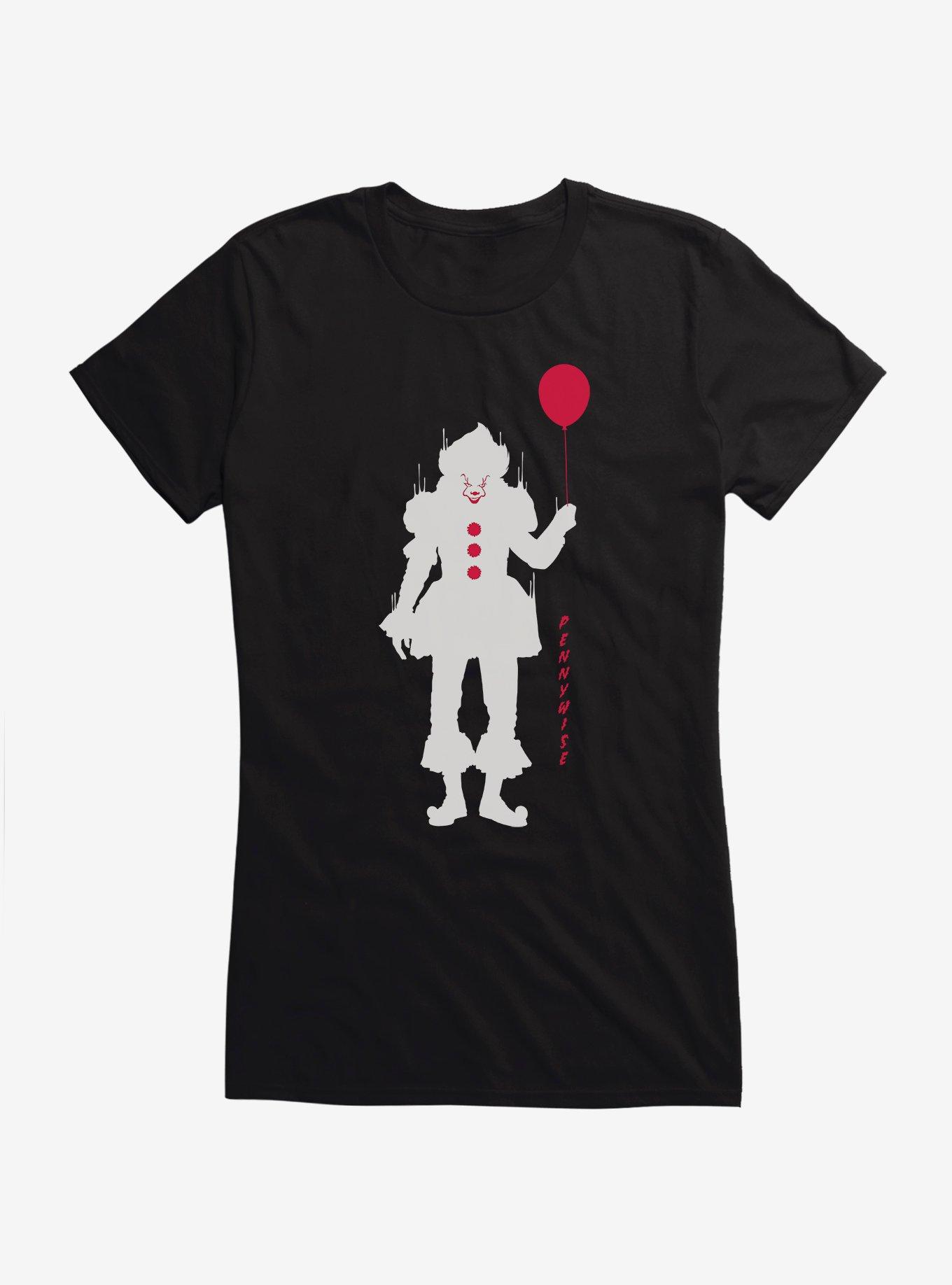 IT Chapter Two Pennywise With Balloon Girls T-Shirt