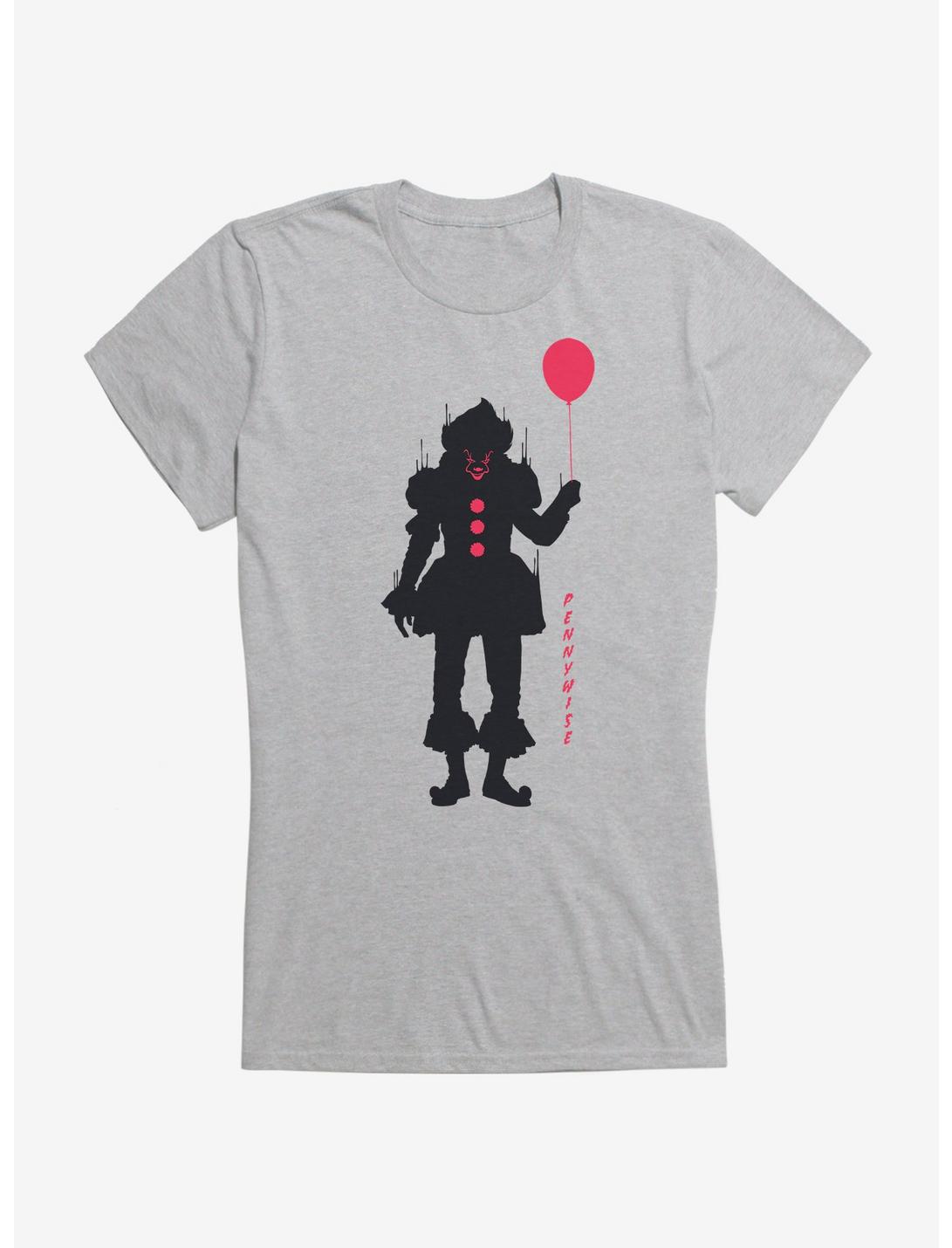 IT Chapter Two Pennywise With Balloon Girls T-Shirt, HEATHER, hi-res