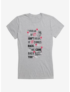 IT Chapter Two We Come Back Too Quote Girls T-Shirt, HEATHER, hi-res