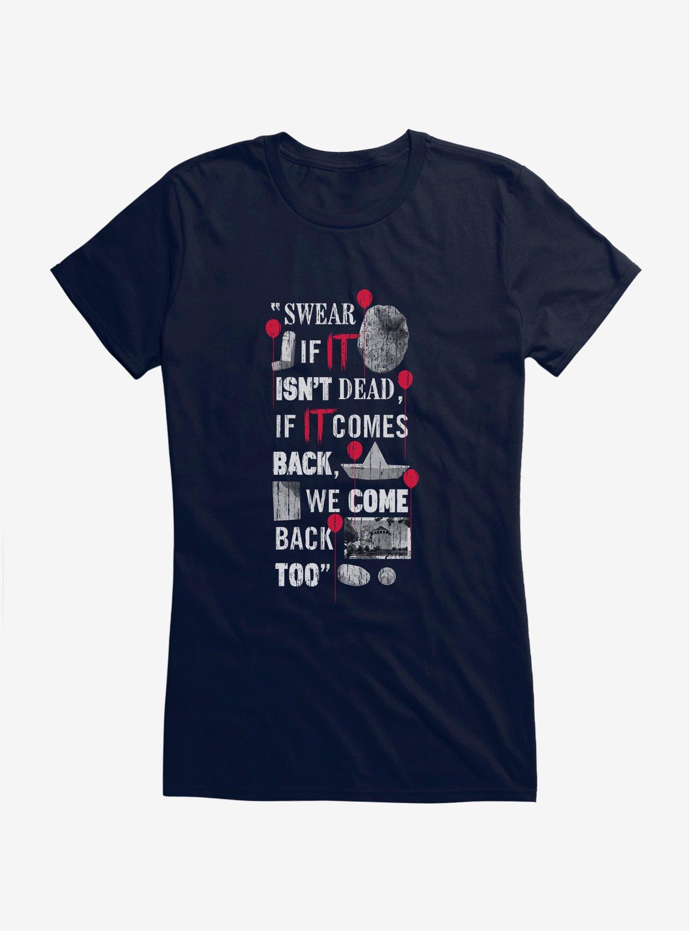 IT Chapter Two We Come Back Too Quote Girls T-Shirt, , hi-res