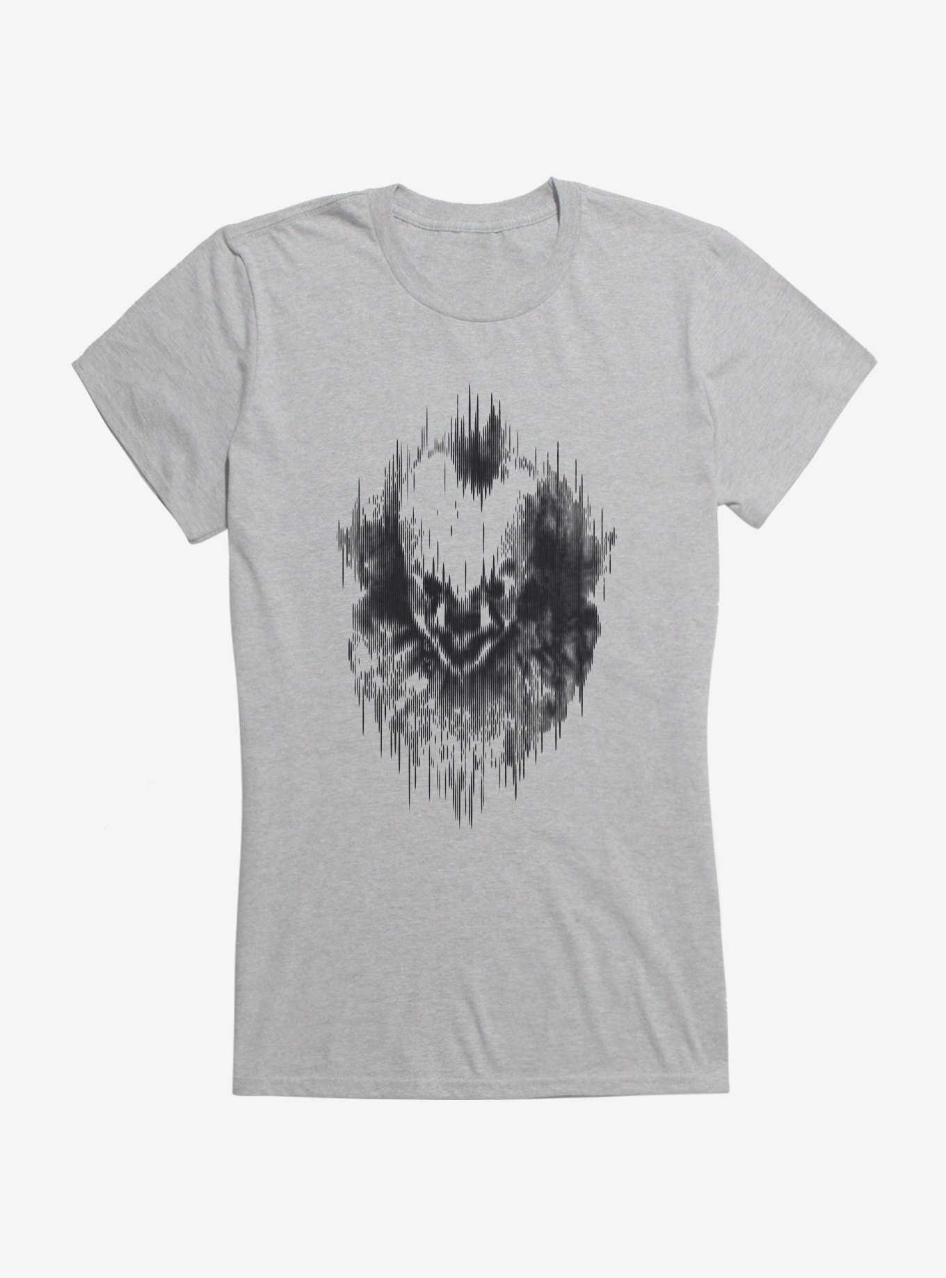IT Chapter Two Pennywise Static Outline Girls T-Shirt, HEATHER, hi-res