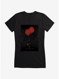 IT Chapter Two Red Balloons Poster Girls T-Shirt, BLACK, hi-res