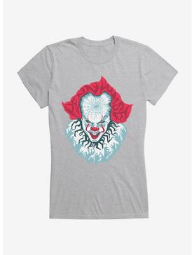 IT Chapter Two Vibrant Pennywise Script Art Girls T-Shirt, HEATHER, hi-res