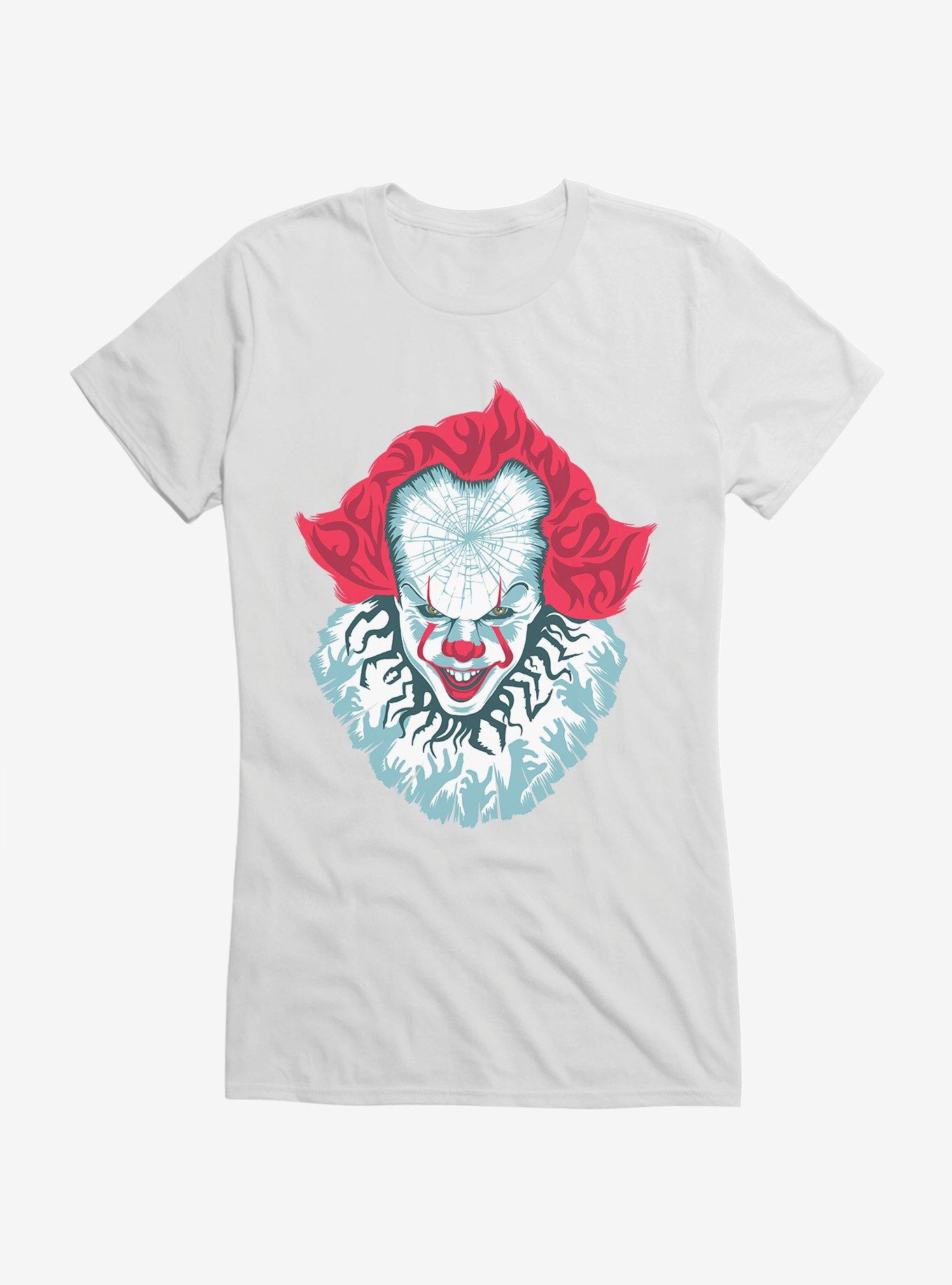 IT Chapter Two Vibrant Pennywise Script Art Girls T-Shirt | Hot Topic