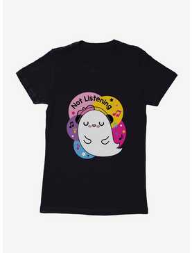 Boba Ghost Not Listening Womens T-Shirt, , hi-res