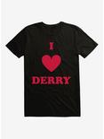 IT Chapter Two I Heart Derry Script Stack T-Shirt, BLACK, hi-res