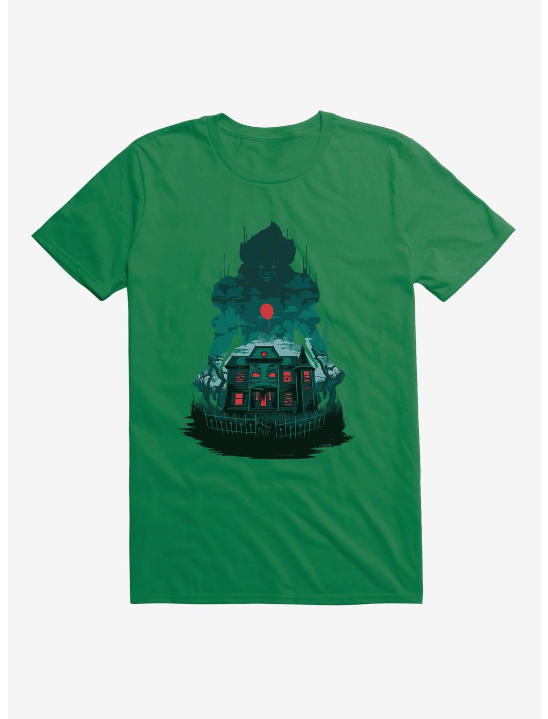 IT Chapter Two Haunted House T-Shirt, KELLY GREEN, hi-res