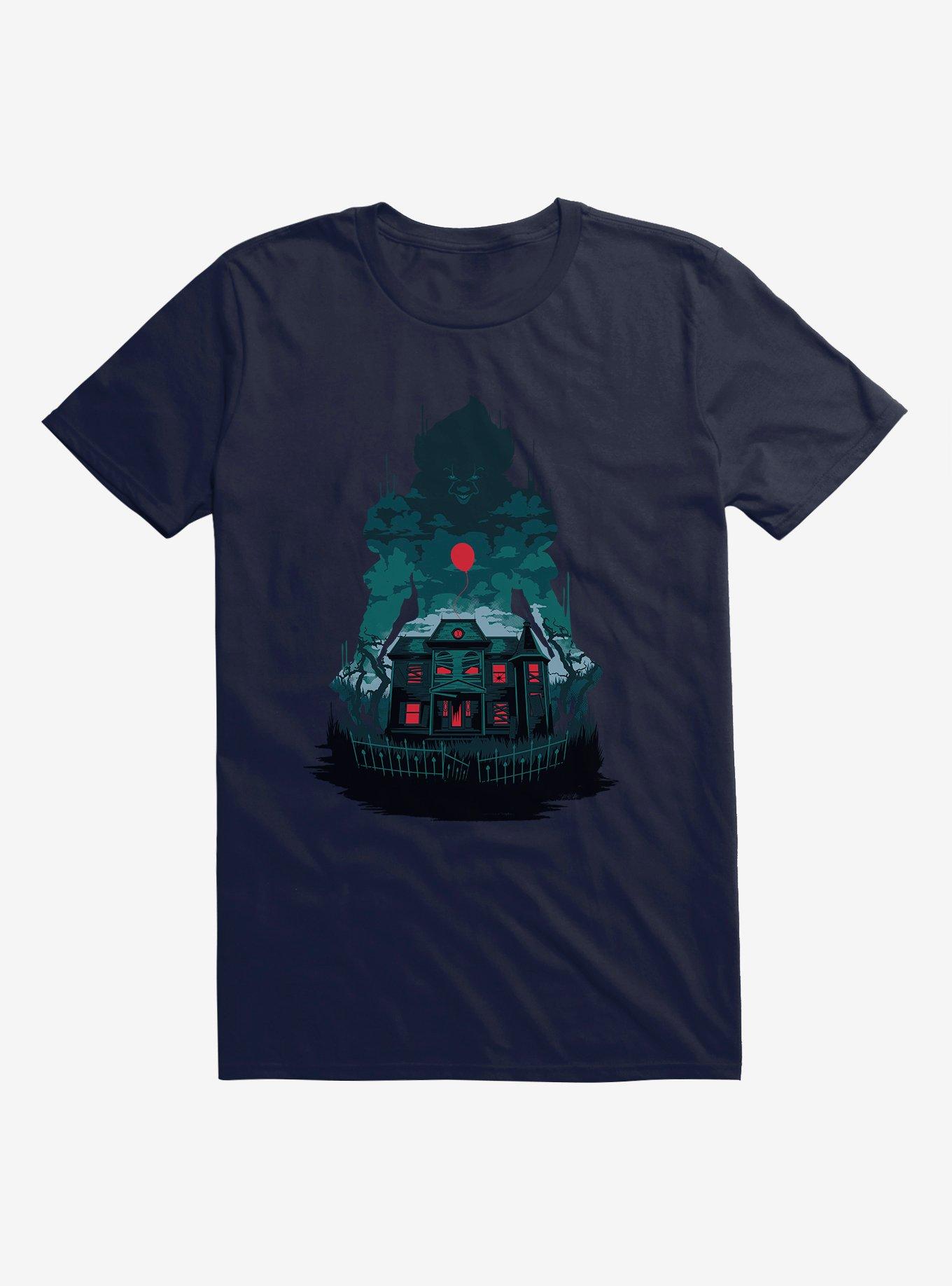 IT Chapter Two Haunted House T-Shirt, NAVY, hi-res