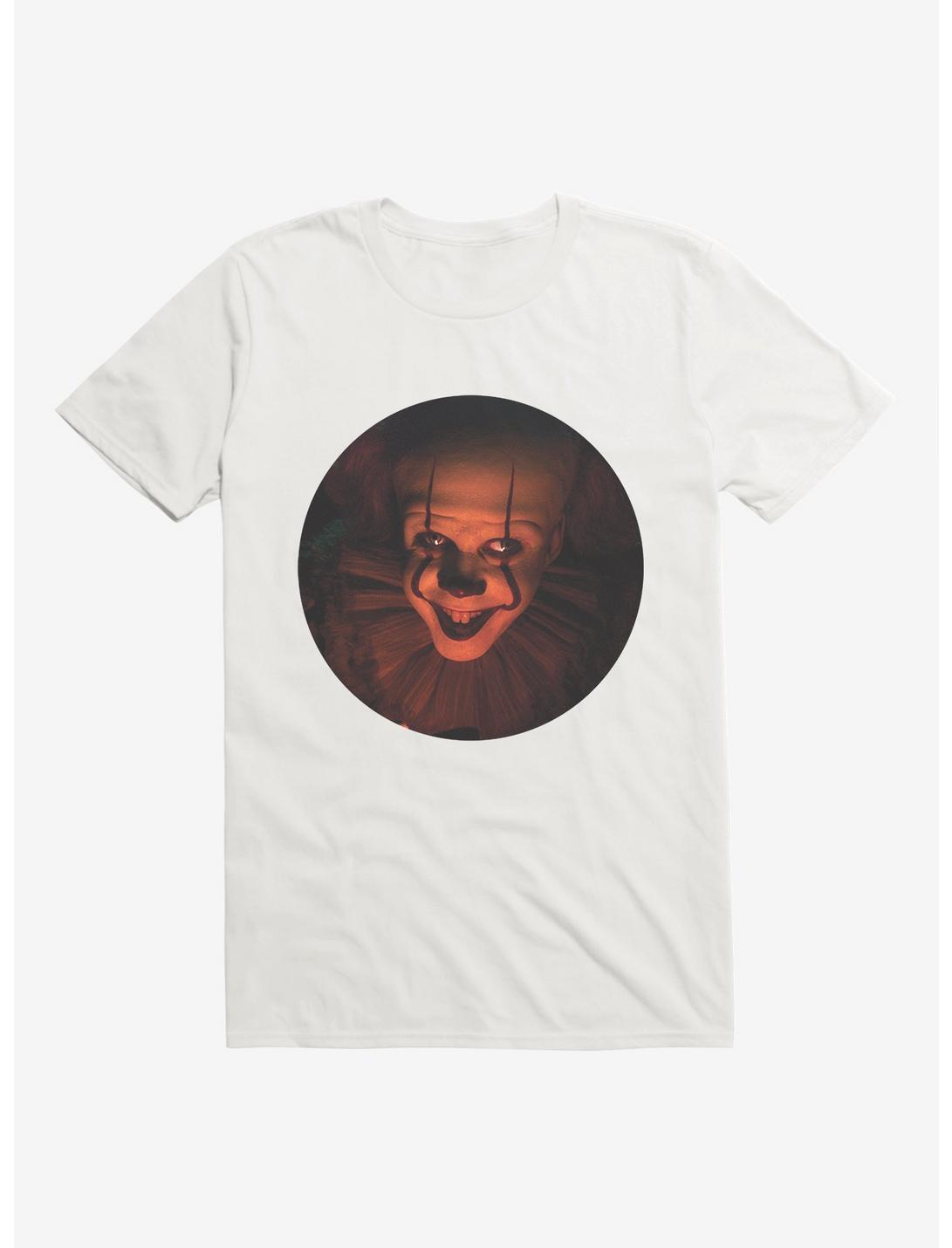 IT Chapter Two Pennywise Grin Circle T-Shirt, WHITE, hi-res