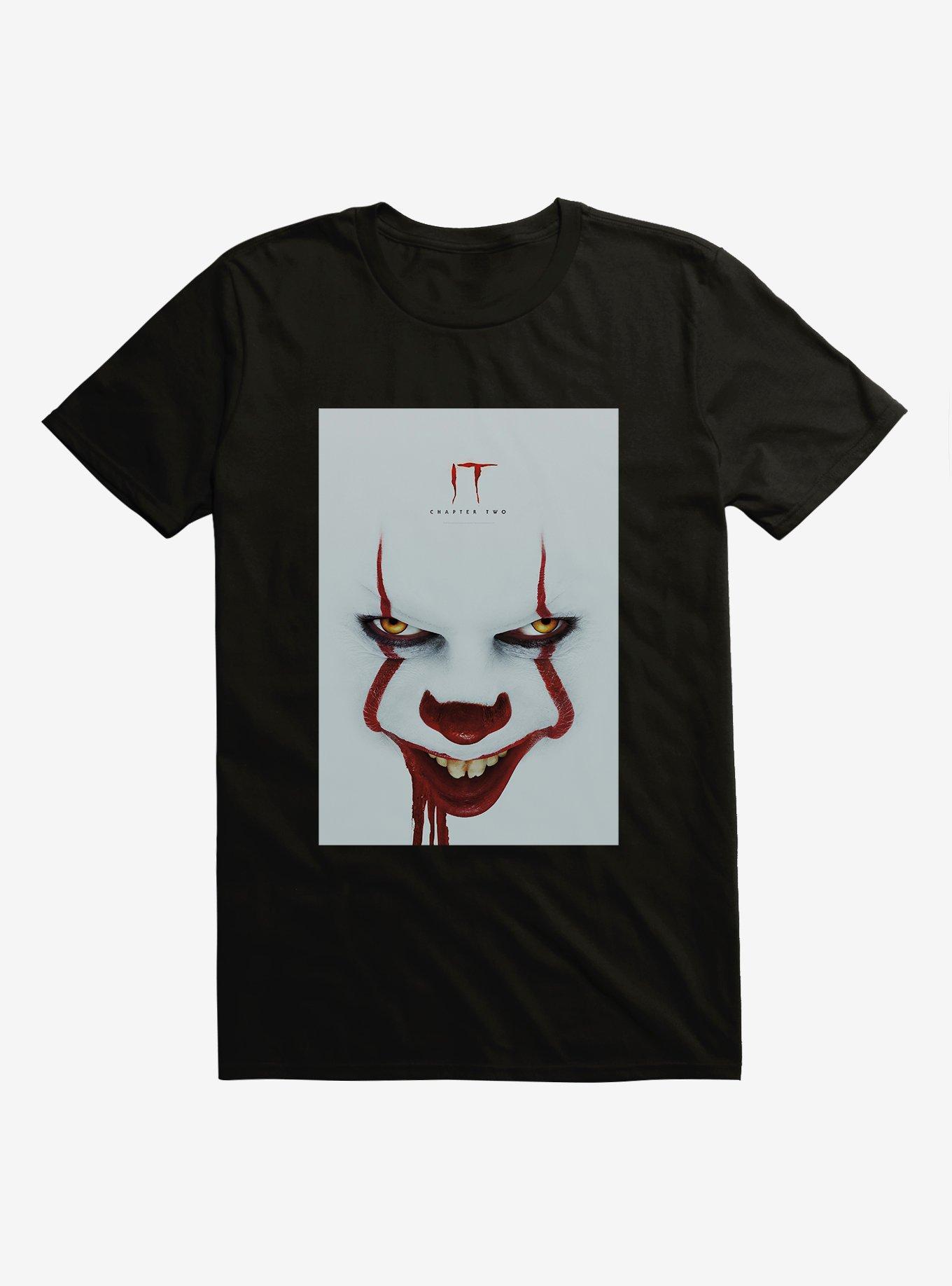 IT Chapter Two Pennywise Grin Poster T-Shirt, BLACK, hi-res