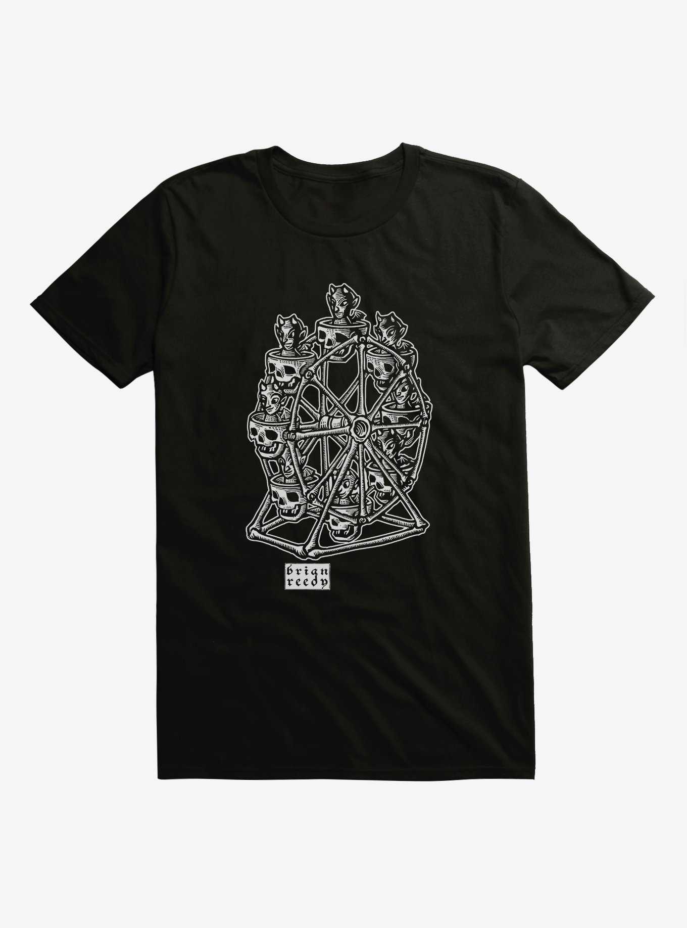 HT Creators: Brian Reedy Skull Devil Wheel T-Shirt, , hi-res