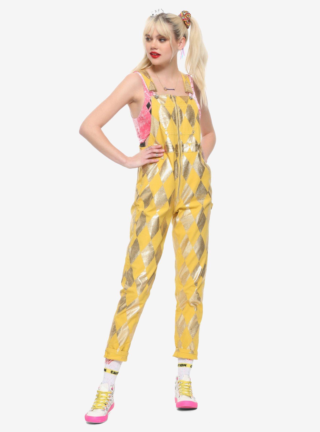 Her Universe DC Comics Birds Of Prey Harley Quinn Boobytrap Battle Overalls, MULTI, hi-res
