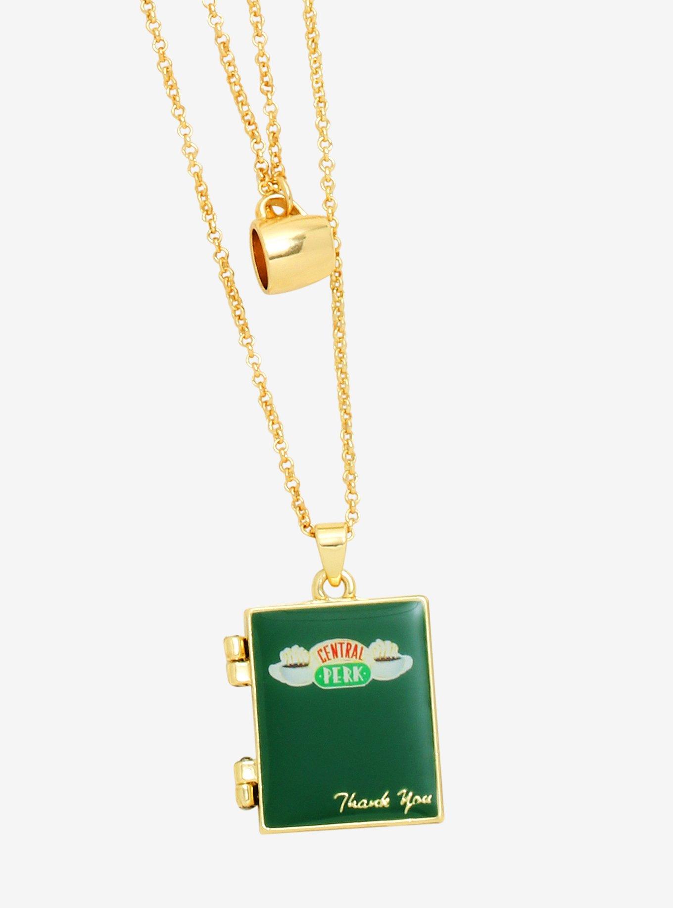 Friends Central Perk Guest Check Locket Layered Necklace, , hi-res