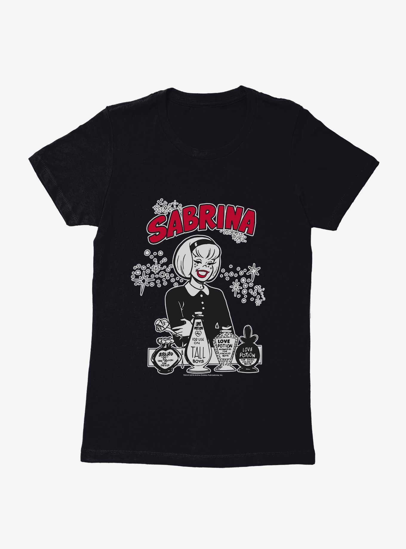 Archie Comics Sabrina The Teenage Witch Love Potions Womens T-Shirt, , hi-res