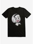 Archie Comics Sabrina The Teenage Witch Red Lipped Smile T-Shirt, BLACK, hi-res