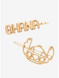 Disney Lilo & Stitch Gold Hair Pin Set, , hi-res
