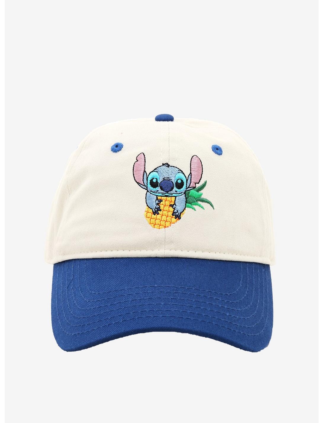 Disney Lilo & Stitch Stitch with Pineapple 2-Tone Cap - BoxLunch Exclusive, , hi-res