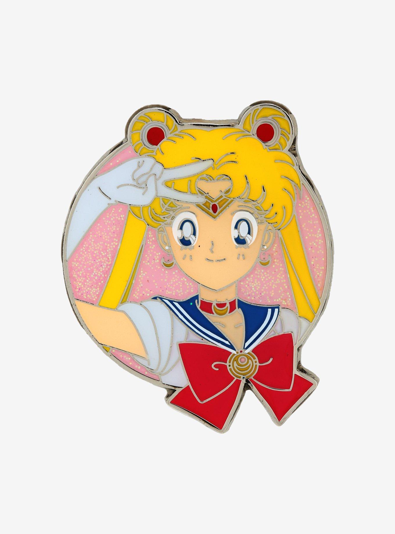 Sailor Moon Glitter Enamel Pin, , hi-res