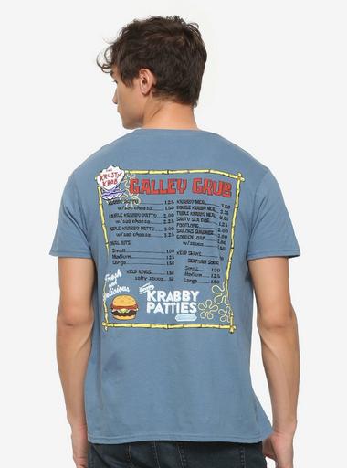 SpongeBob SquarePants Krusty Krab Menu T-Shirt