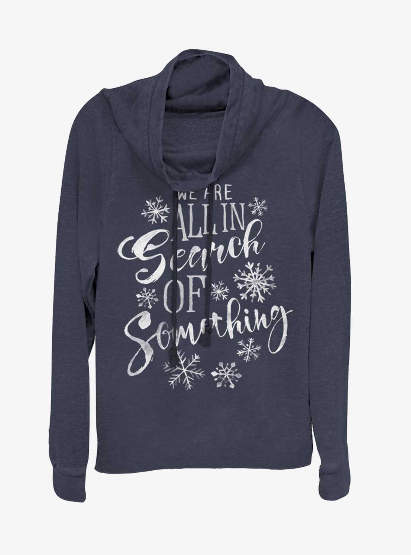 Disney Frozen 2 In Search Of Something Cowl Neck Long-Sleeve Girls Top, , hi-res