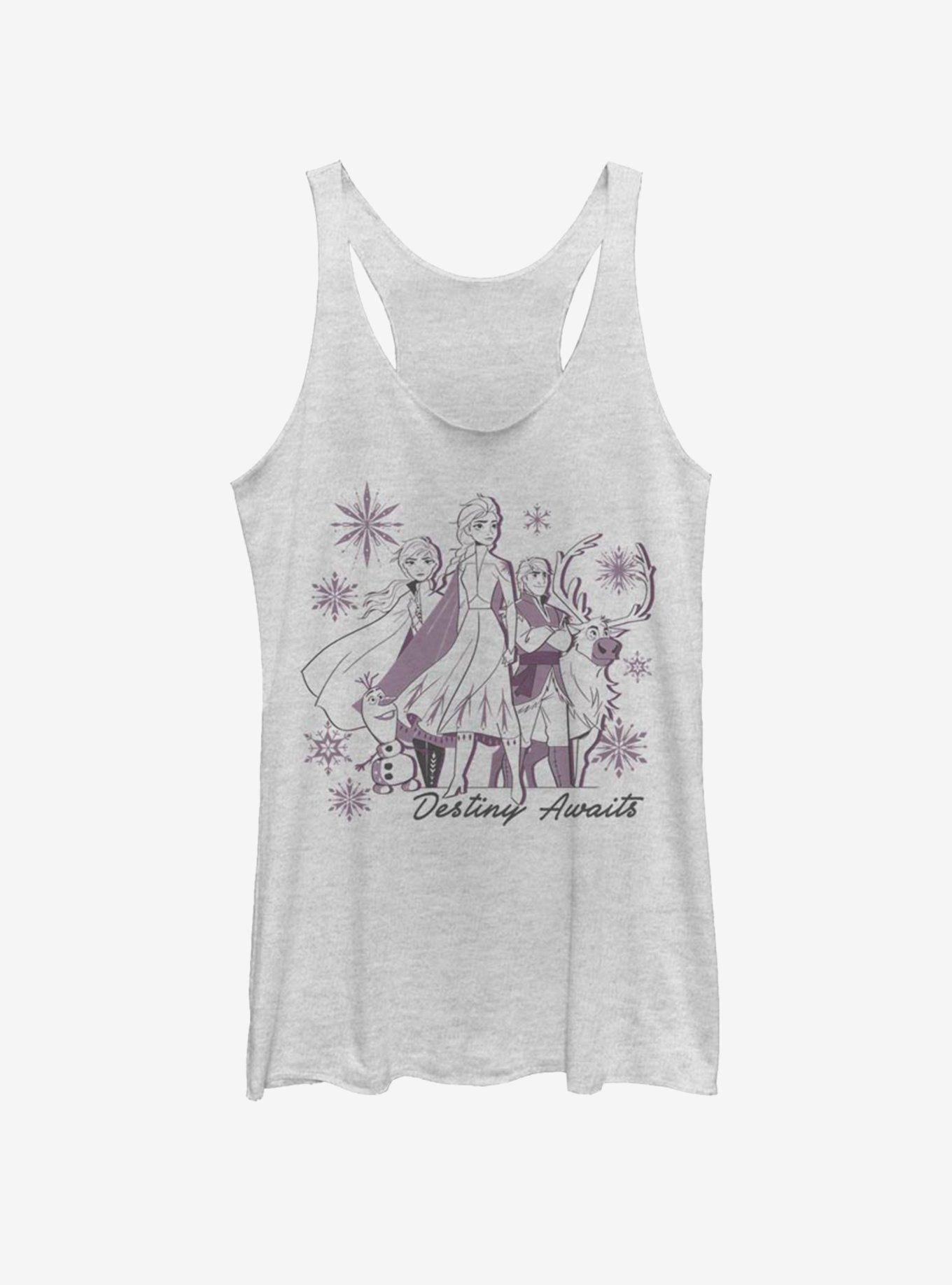 Disney Frozen 2 Destiny Awaits Girls Tank, WHITE HTR, hi-res