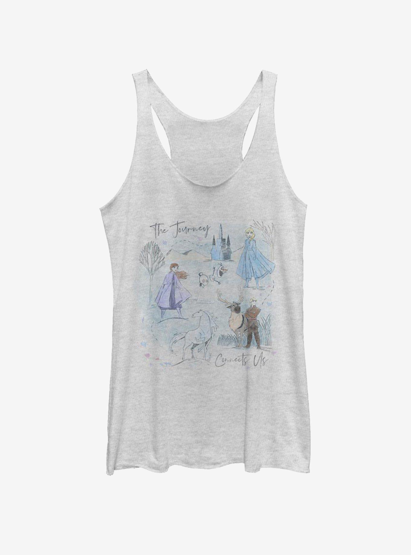 Disney Frozen 2 Arendelle Journey Girls Tank, WHITE HTR, hi-res