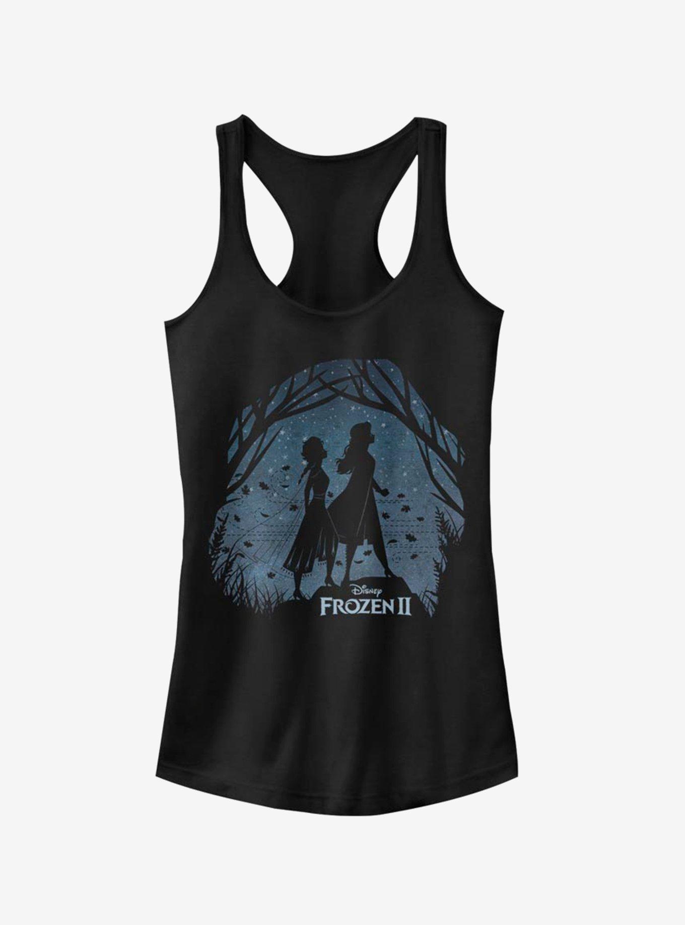 Disney Frozen 2 Scenery Girls Tank, BLACK, hi-res