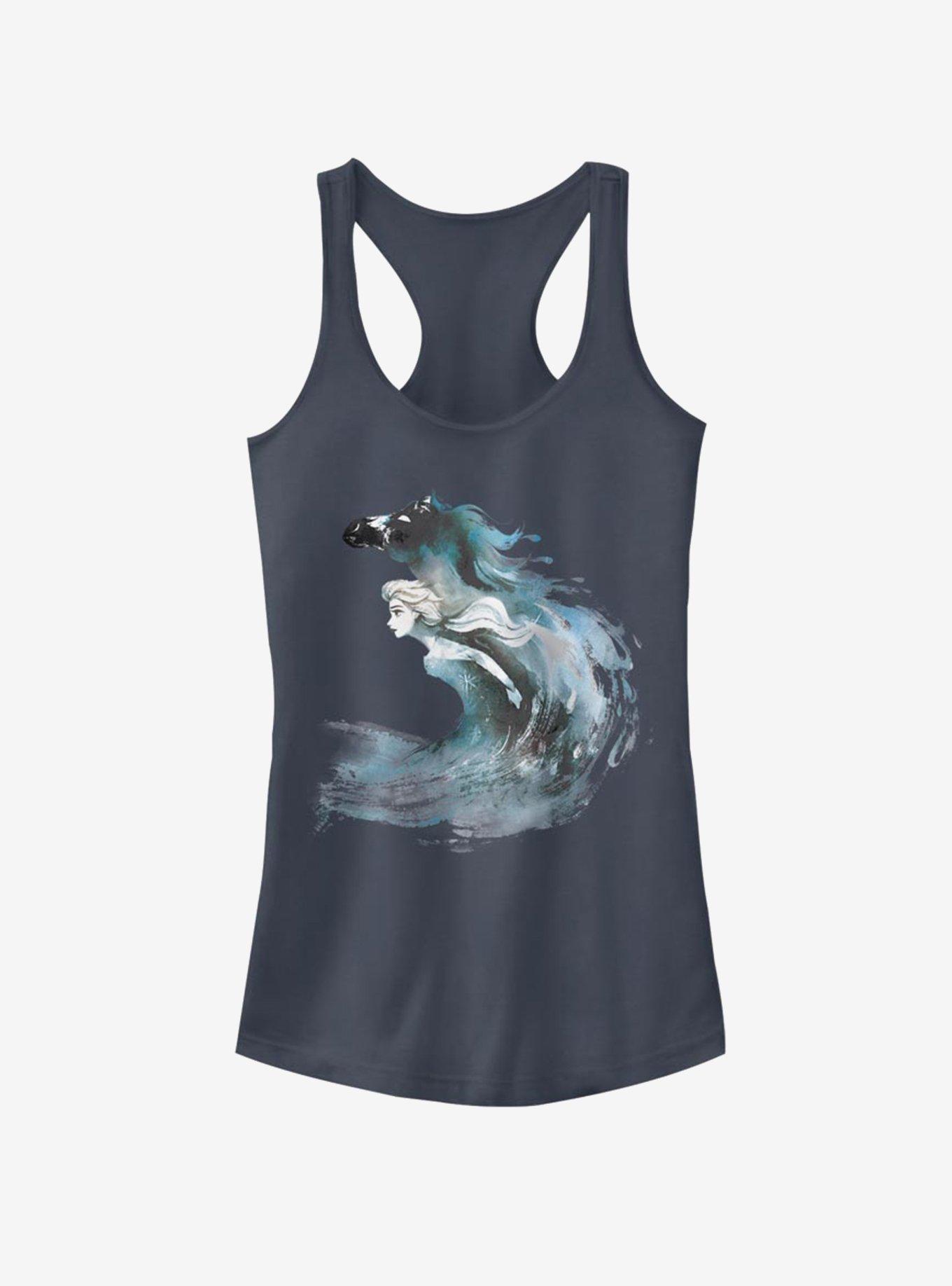 Disney Frozen 2 Watercolor Spirit Girls Tank, INDIGO, hi-res