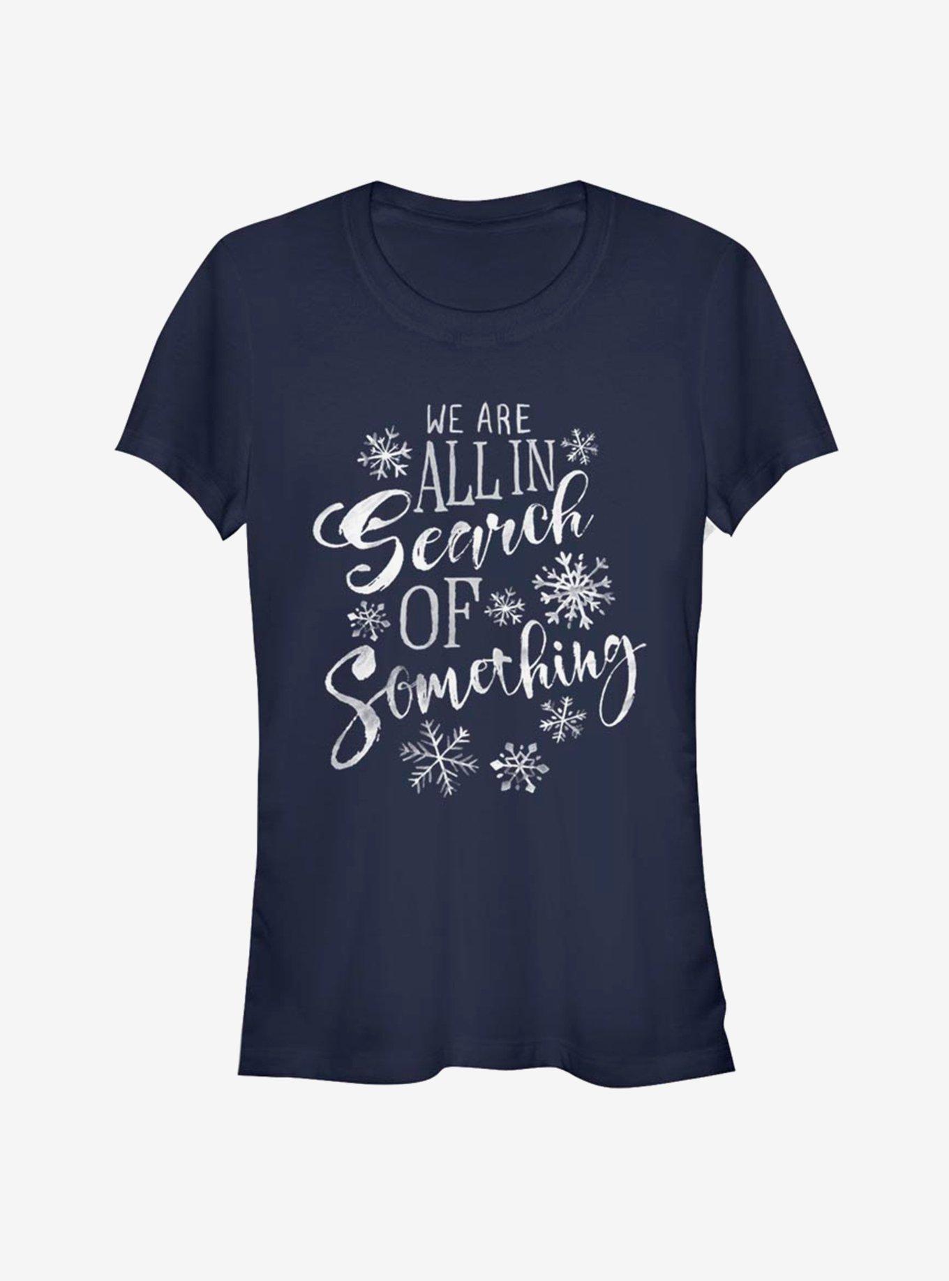 Disney Frozen 2 In Search Of Something Girls T-Shirt, NAVY, hi-res