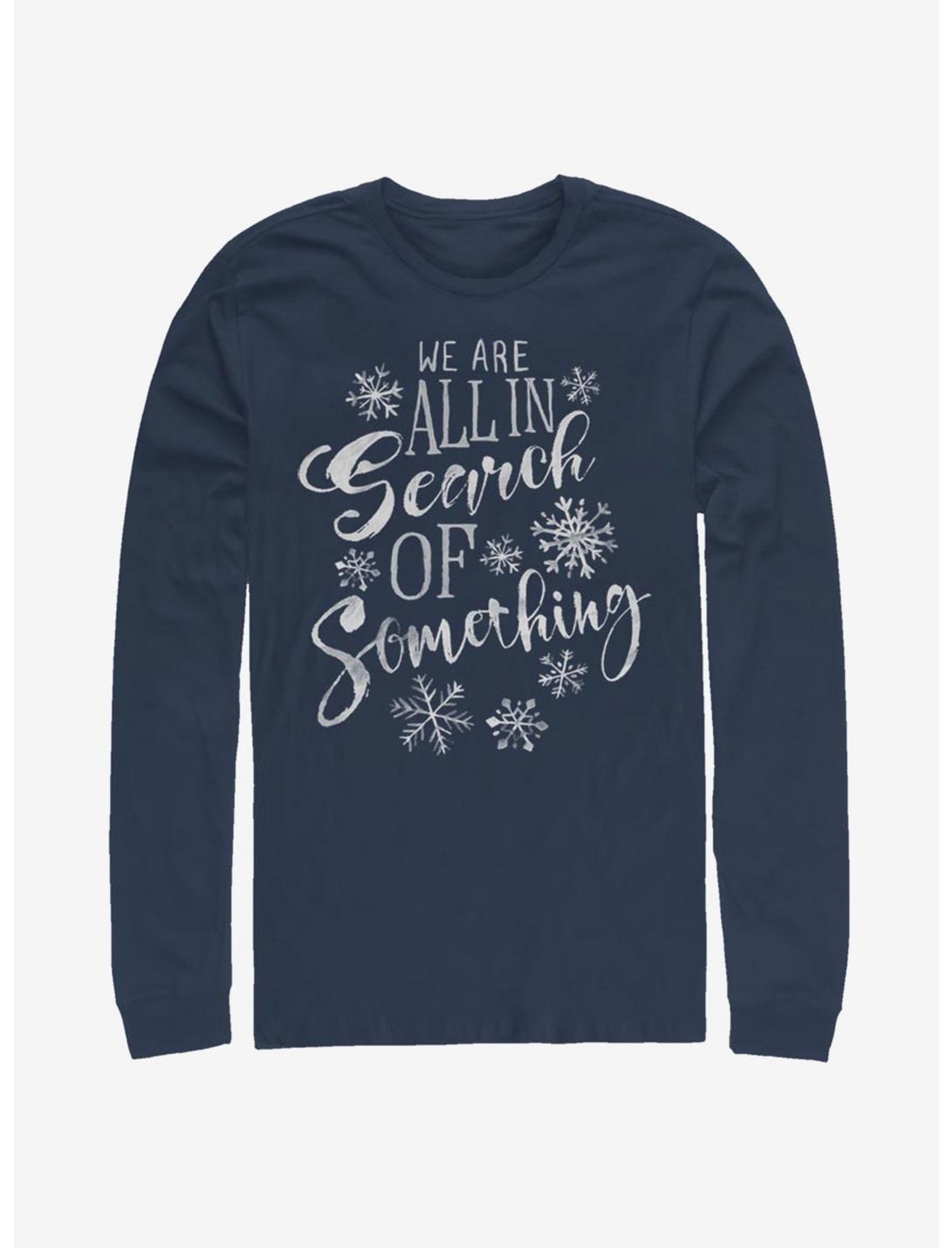 Disney Frozen 2 In Search Of Something Long-Sleeve T-Shirt, NAVY, hi-res