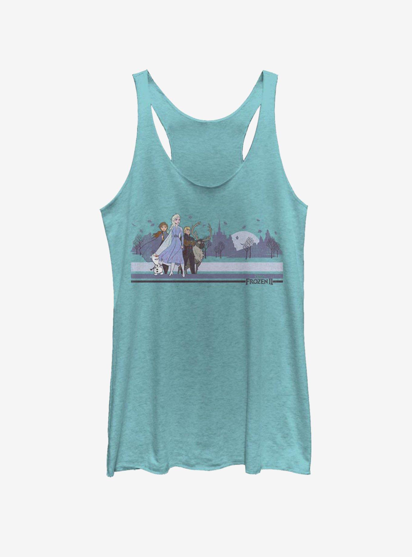 Disney Frozen 2 Group Shot Girls Tank, TAHI BLUE, hi-res