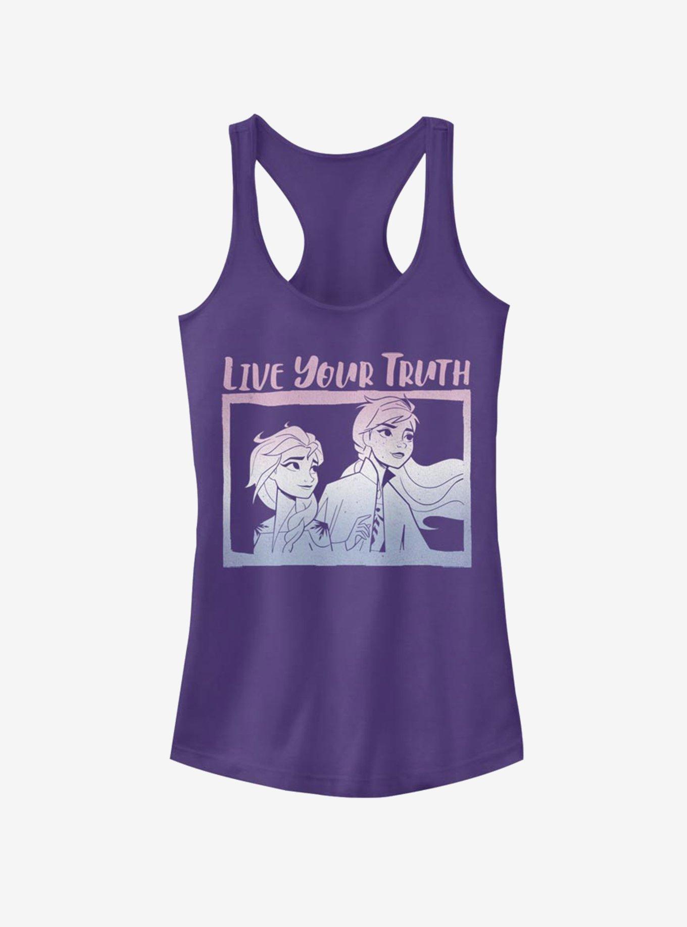 Disney Frozen 2 Live Your Truth Girls Tank, PURPLE, hi-res