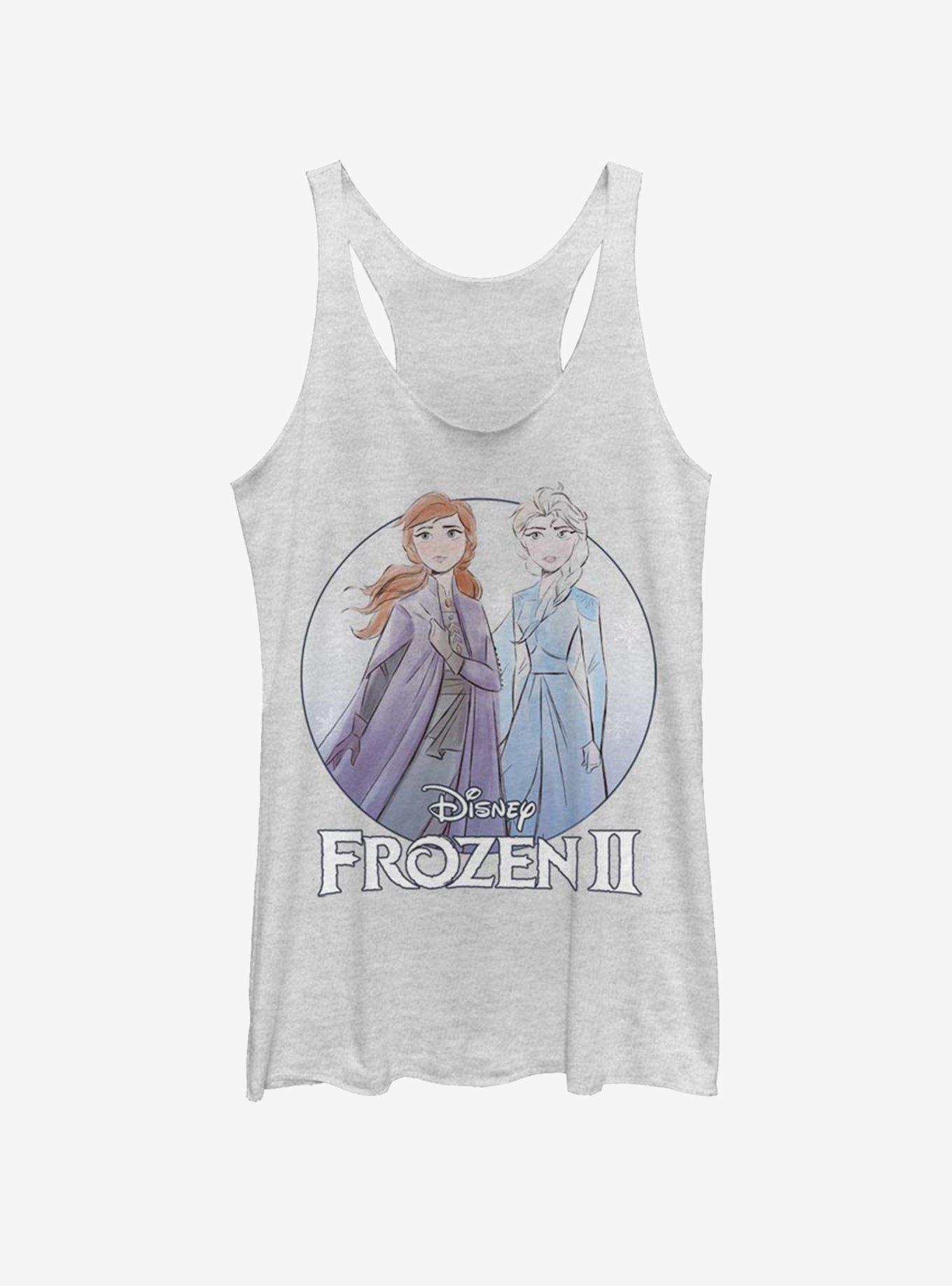 Disney Frozen 2 The Journey Girls Tank, WHITE HTR, hi-res