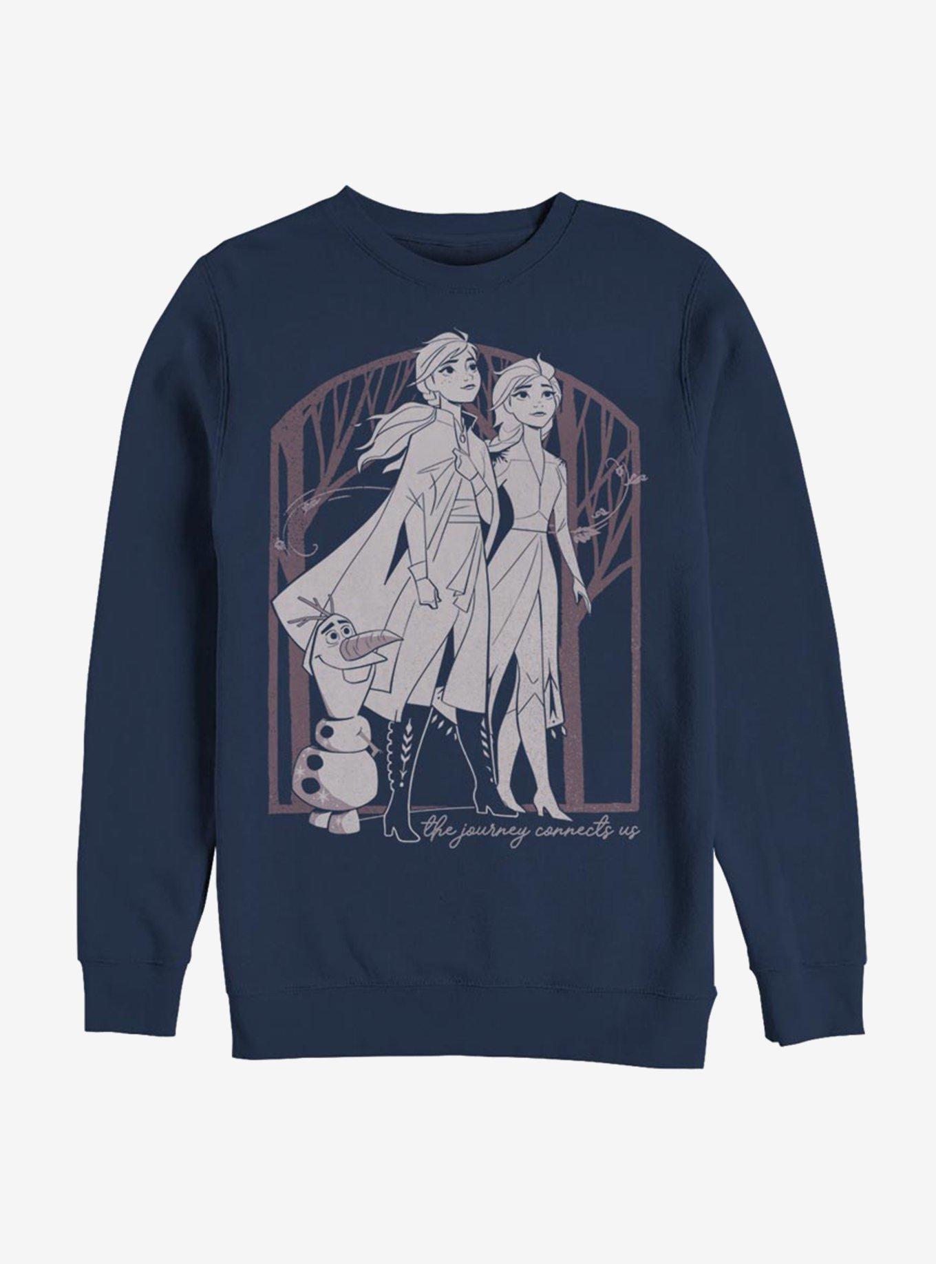 Disney Frozen 2 Forest Frame Sweatshirt, NAVY, hi-res