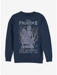 Disney Frozen 2 Sketchy Group Sweatshirt, NAVY, hi-res