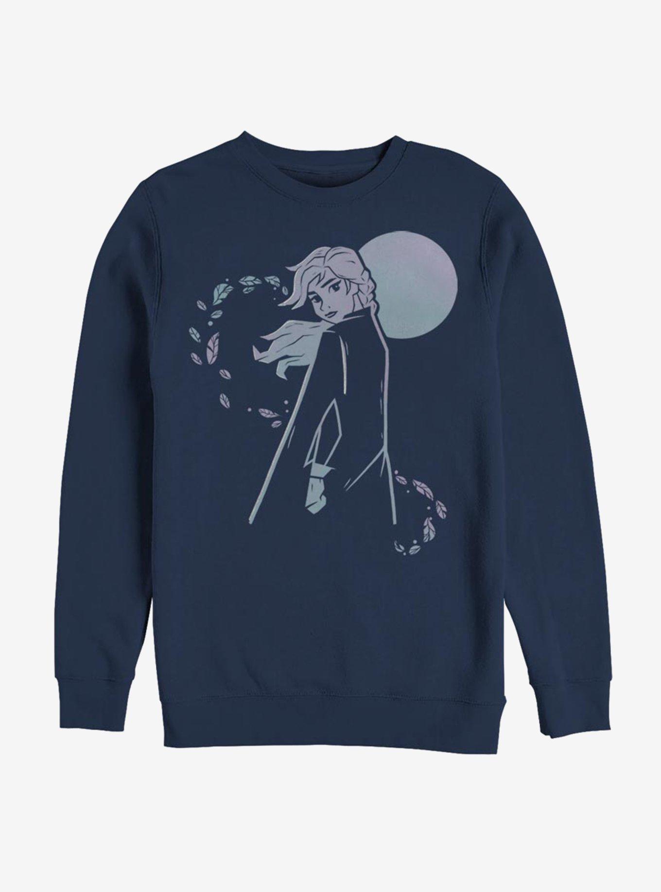 Disney Frozen 2 Winter Sunset Sweatshirt, NAVY, hi-res