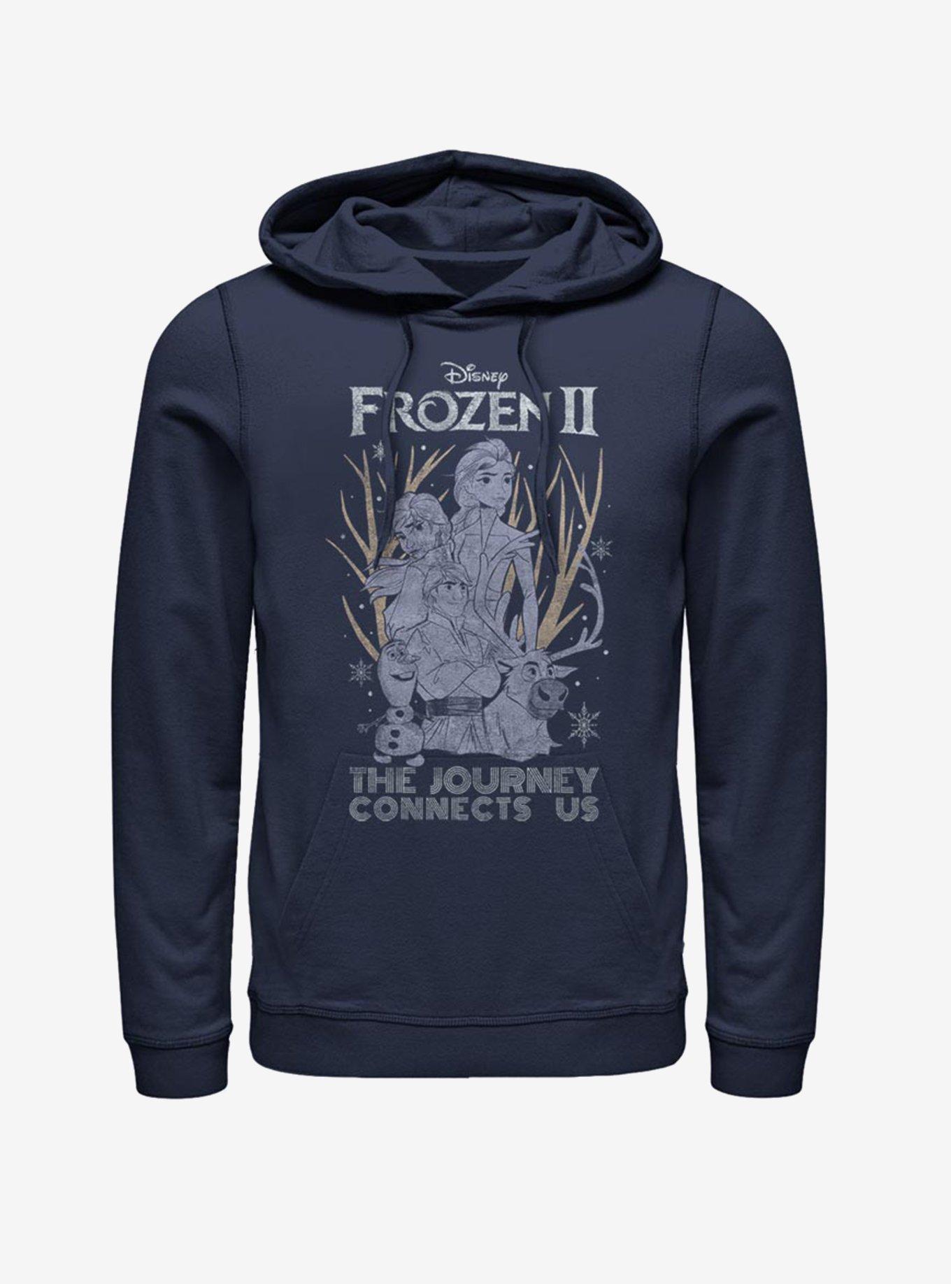 Disney Frozen 2 Sketchy Group Hoodie, NAVY, hi-res
