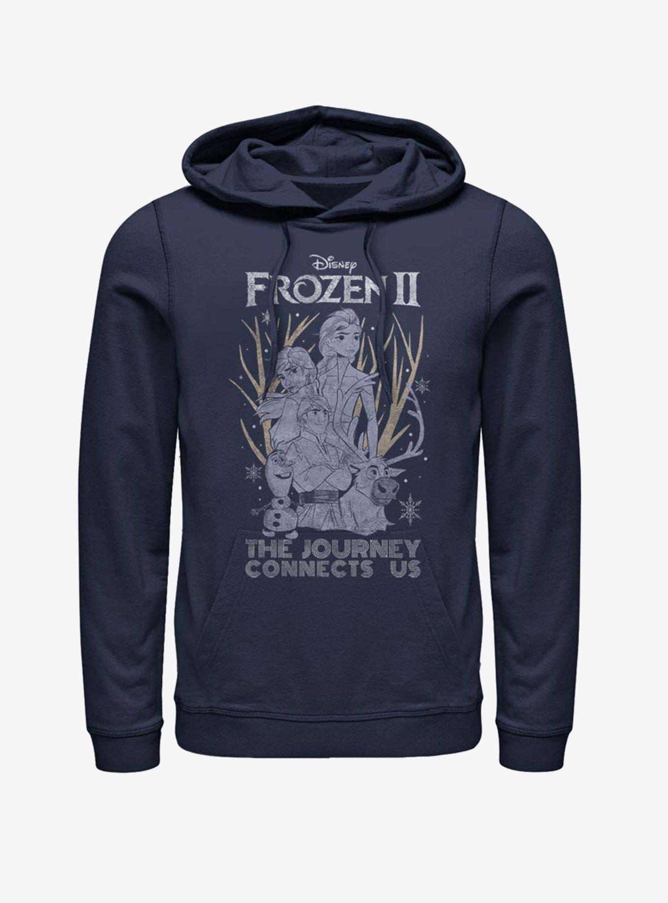 Disney Frozen 2 Sketchy Group Hoodie, NAVY, hi-res