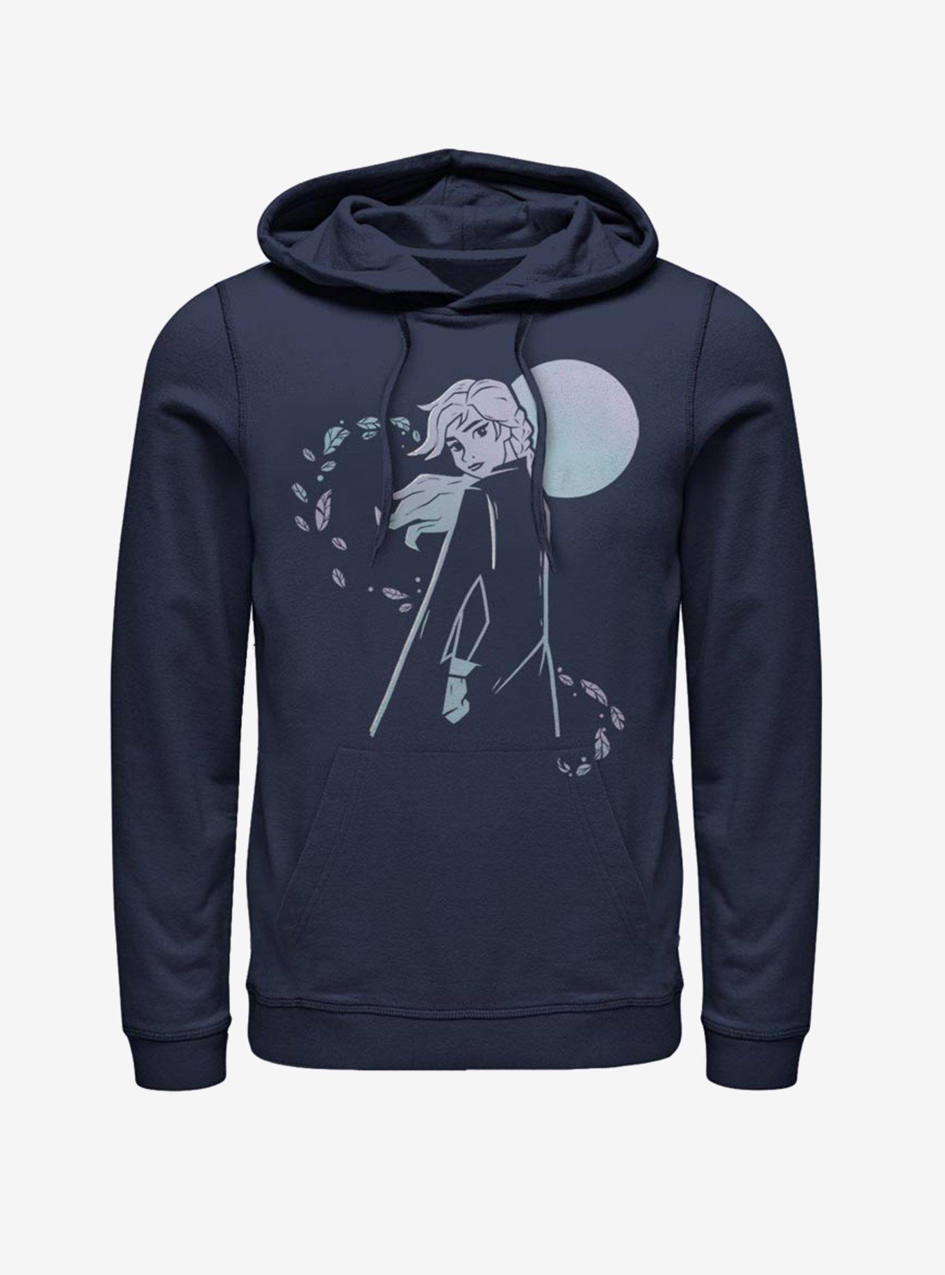 Disney Frozen 2 Winter Sunset Hoodie, NAVY, hi-res