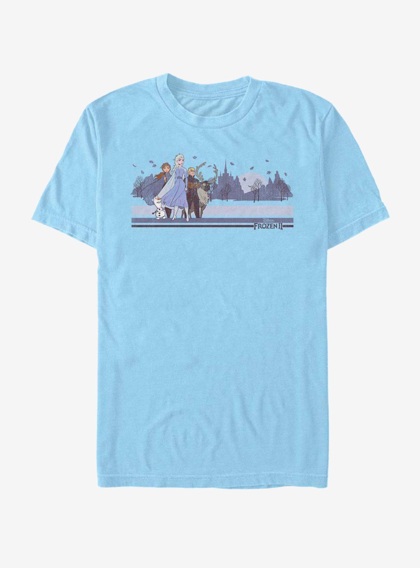 Disney Frozen 2 Group Shot T-Shirt, LT BLUE, hi-res