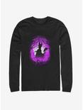 Disney Sleeping Beauty Maleficent Fog Of Doom Long-Sleeve T-Shirt, BLACK, hi-res