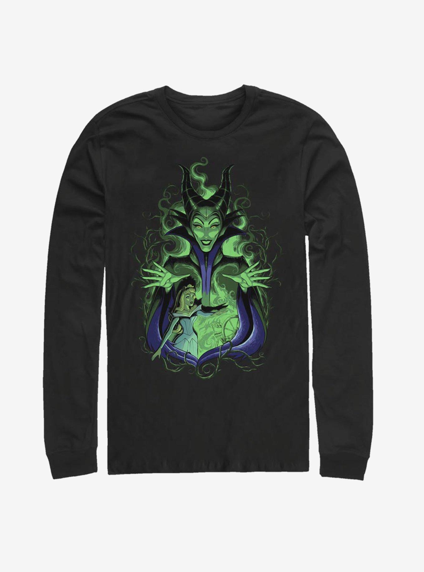 Disney Sleeping Beauty Maleficent Touch The Spindle Long-Sleeve T-Shirt, , hi-res