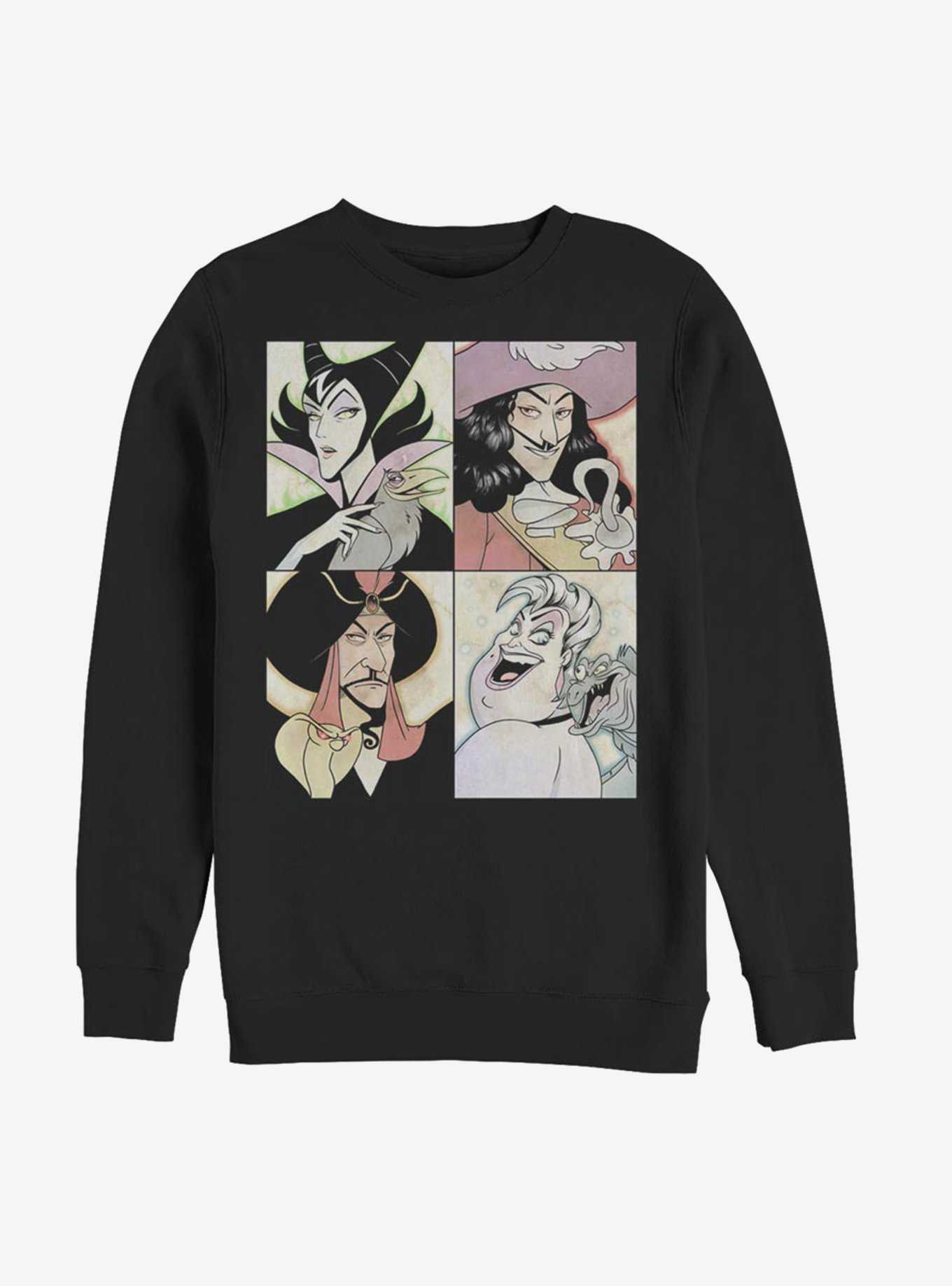 Disney Villains Anime Style Portraits Sweatshirt, , hi-res